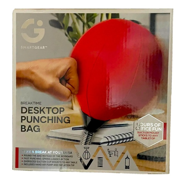Smart Gear Breaktime Desktop Punching Bag, Stress Relief Speed-Style For Desk - Picture 1 of 2